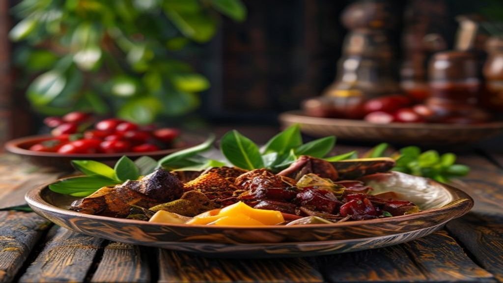 Gambar makanan khas Jawa Timur seperti rawon dan gudeg