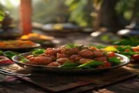 AI Image: kuliner jawa timur illustration
