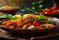 AI Image: kuliner jawa timur illustration