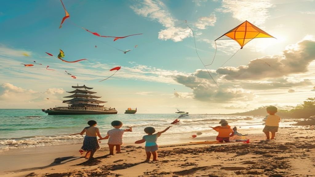 Pemandangan indah wisata Jawa Timur dengan gunung dan pantai